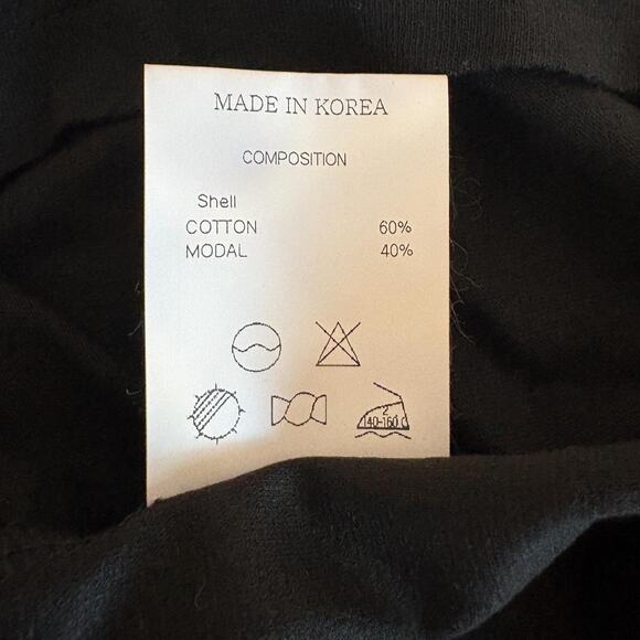 D by D Black T Asymmetric Hemline EU 48 - Picture 7 of 8